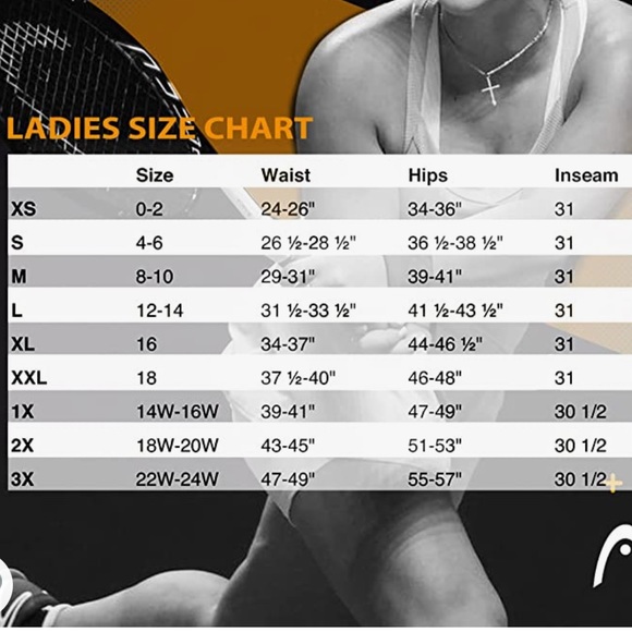 HEAD Women's Athletic Tennis Skort - Performance Training
& Running Skirt - Picture 3 of 9